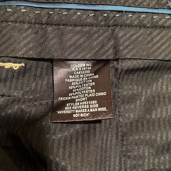 Volcom Corpo Class Mens Shorts - Picture 3 of 8